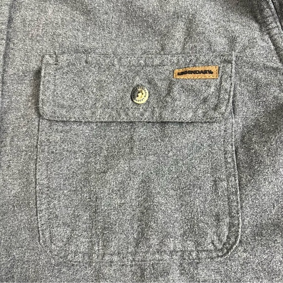 Legendary Whitetails Tan and Gray Shirt men’s Large Tall - Picture 5 of 12